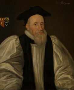 Portrét Johna Bridgemana, biskupa z Chesteru (1577-1652), kolem 1597-1621 (olej na plátně) od Paul van (attr.to) Somer