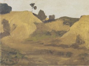 Landschaft am Weyerberg od Paula Modersohn-Becker