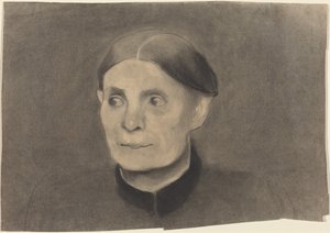Portrét ženy od Paula Modersohn-Becker
