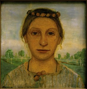 Portrét sestry Hermy od Paula Modersohn Becker