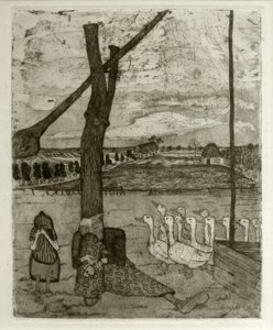 Pohádka o ztracené huse od Paula Modersohn Becker
