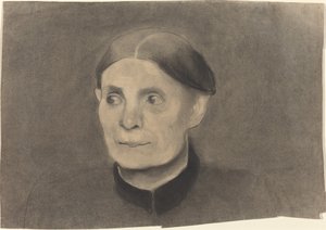 Portrét ženy od Paula Modersohn Becker