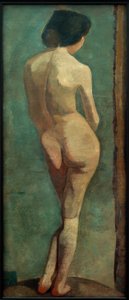 Stojící ženská akt zezadu od Paula Modersohn Becker