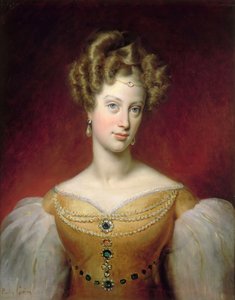 Princezna Caroline z Neapole a Sicílie 1798-1870, vévodkyně de Berry od Paulin Guérin