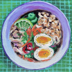 Barevná miska na ramen od Pauline Wegman | Key and Sea Creative