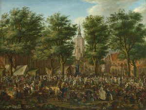 Grote Markt v Haagu, 1760