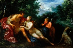 Venuše a Adonis