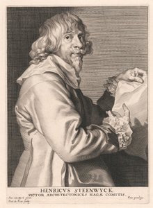 Henricus Steenwyck, malíř architektury haagského hraběte od Paulus Pontius
