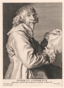 Henricus Steenwyck, malíř architektury haagského hraběte od Paulus Pontius