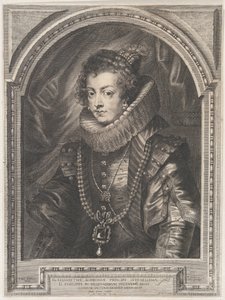 Portrét Alžběty Bourbonské, španělské královny, 1632., 1632. od Paulus Pontius