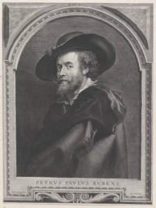 Portrét Petera Paula Rubense, 46 let, 1630., 1630. od Paulus Pontius