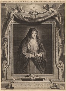 Isabella Clara Eugenia, Infanta Španělska od Paulus Pontius, after Sir Peter Paul Rubens