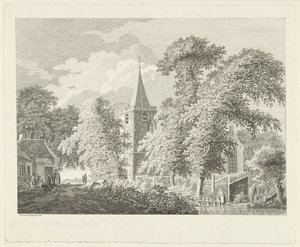 Pohled na vesnici v Maartensdijk, 1753