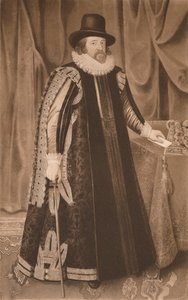 Francis Bacon, vikomt St. Albans, c1600, 1904 od Paulus van Somer