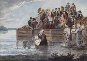 Ponoření anabaptistů z Philadelphie během bouře, 1811-ca. 1813. od Pavel Petrovic Svin