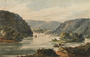 Pohled na Potomac na Harpers Ferry, 1811-ca. 1813.