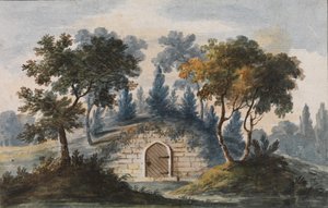 Hrobka generála Washingtona na Mount Vernon Kopie po vyrytí v Port Folio..., 1811-ca.1813. od Pavel Petrovic Svin