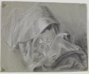 Studie sukna s hvězdou Řádu slona