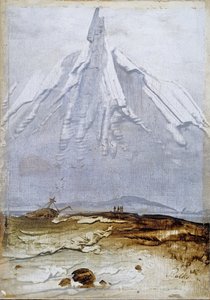 Pobřežní krajina s vrakem od Peder Balke