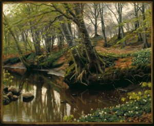 Jarní den na okraji lesa od Peder Monsted