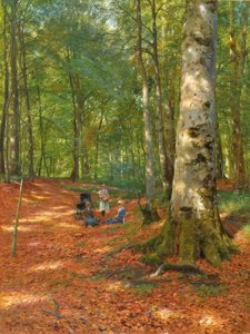 P.Mönsted, Na lesní mýtině od Peder Monsted