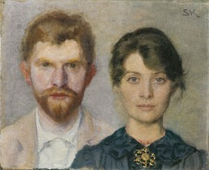 Dvojportrét Marie a Pedera Severina Krøyerových, 1890. od Peder Severin Krøyer