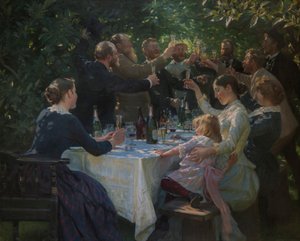 Hip, Hip, Hurrah!, 1888. od Peder Severin Krøyer