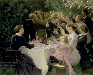 Hip Hip Hurá! Umělecká párty ve Skagenu, 1888