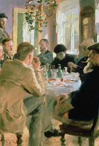 Oběd, 1883 od Peder Severin Krøyer