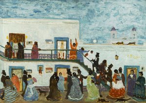 Příjezd do kostela; Příjezd z Církve od Pedro Figari