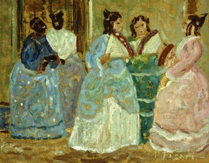 Koloniální scéna; Escena Colonial od Pedro Figari