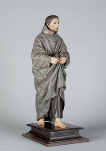 San Diego z Alcaly, kolem 1665-70 (polychromované dřevo)