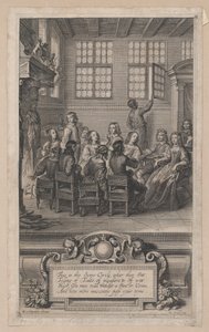 Rodina Williama Cavendishe, markýze z Newcastle-upon-Tyne, 1656., 1656. od Peeter Clouwet
