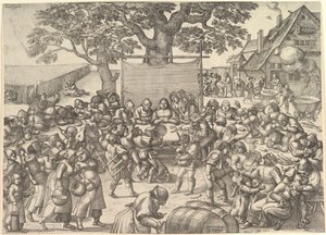 Selská svatba, 1560. od Peeter van der Borcht