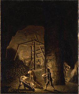 Galerie v měděných dolech Falunu od Pehr Hilleström