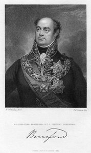 William Beresford, první vikomt Beresford, britský voják a politik, 1830.