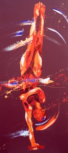 Gymnast Six, 2011 (olej na plátně) od Penny Warden
