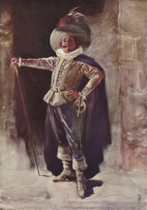 Coquelin jako Cyrano de Bergerac