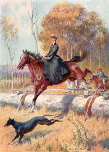 Lov klokanů (barva litho)