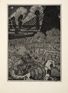 Psí pašeráci, ze Sto anekdot o zvířatech, hospoda. 1924 od Percy J. Billingshurst
