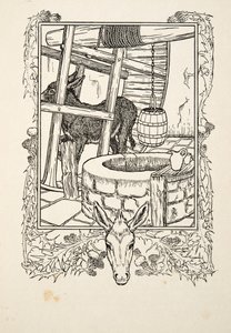 Kreslení vody, ze sta anekdot o zvířatech, hospoda. 1924 od Percy J. Billingshurst