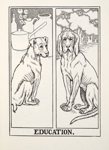 Vzdělání, od Fontaine Fables, hospoda. 1905