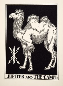 Jupiter a velbloud, ze Sto Aesopových bajek, pub.1903