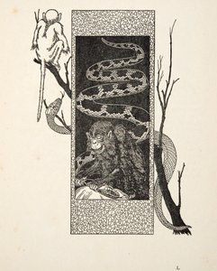Opice versus had, ze Sto anekdot o zvířatech, hospoda. 1924 od Percy J. Billingshurst
