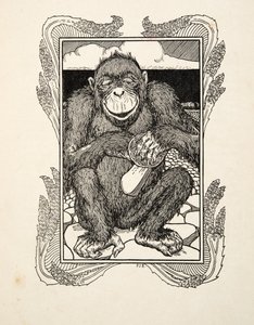 Oyster Opening, od Sto anekdot o zvířatech, hospoda. 1924 od Percy J. Billingshurst