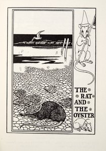 Krysa a ústřice, z Fontaine Fables, hospoda. 1905 od Percy J. Billingshurst