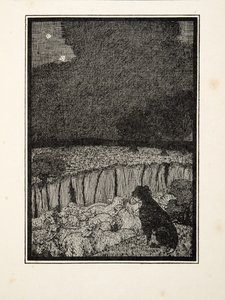 Pastýřský pes, ze Sto anekdot o zvířatech, hospoda. 1924 od Percy J. Billingshurst