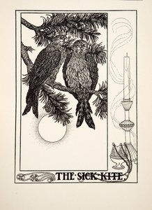 The Sick Kite, from A Hundred Bajky of Ezop, pub.1903