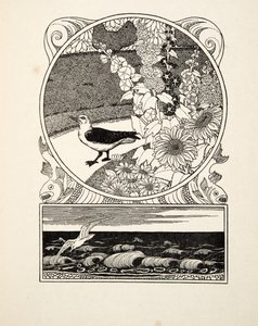 Krotký racek, ze Sto anekdot o zvířatech, hospoda. 1924 (rytina) od Percy J. Billingshurst