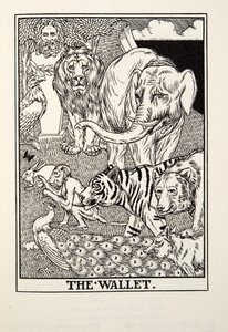 The Wallet, od Fontaine Fables, hospoda. 1905 od Percy J. Billingshurst